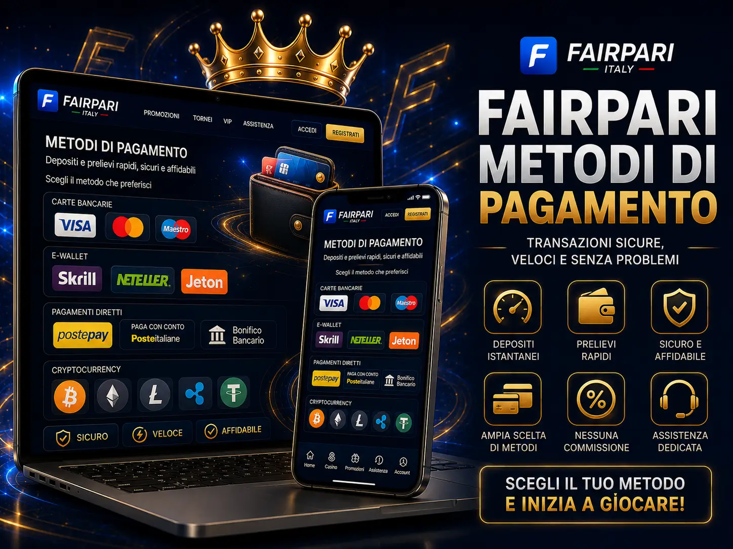 Metodi di Pagamento Disponibili per gli Utenti Italiani