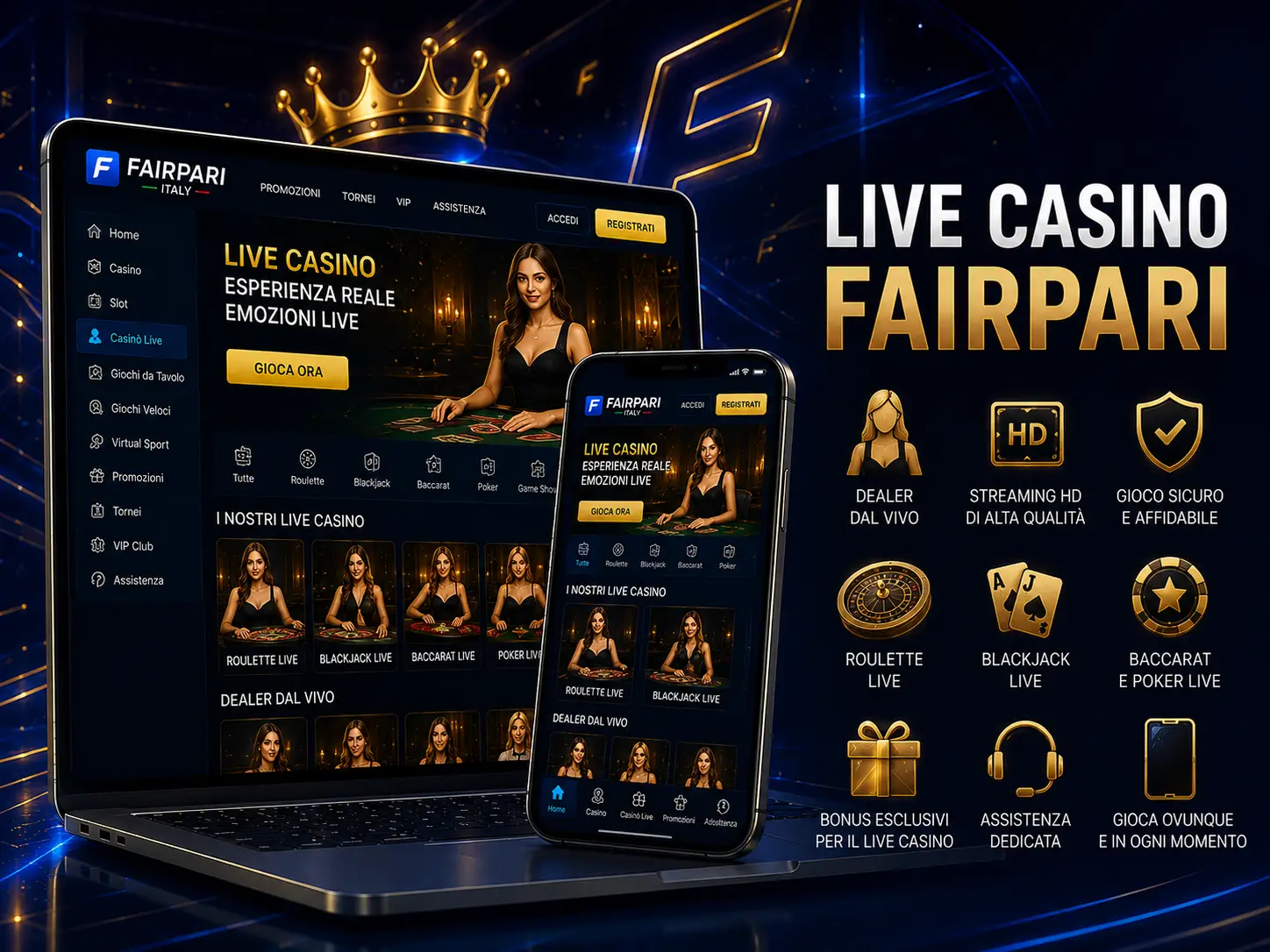 Live Casino e Formati a Risultato Rapido